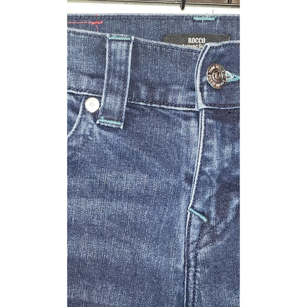True Religion Rocco Relaxed Skinny Jeans Dark Wash Mens 28 49989-00